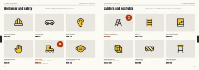 Pages 62–63 of Season catalogue for a DIY store – 96 pages