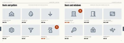 Pages 70–71 of Season catalogue for a DIY store – 96 pages