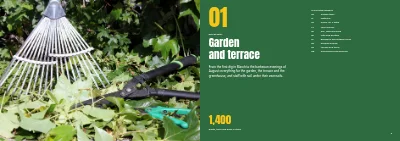 Pages 8–9 of Season catalogue for a DIY store – 96 pages