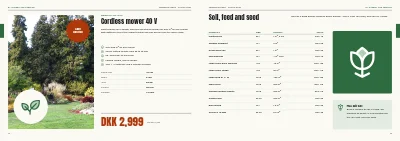 Pages 14–15 of Season catalogue for a DIY store – 96 pages