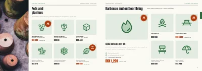Pages 16–17 of Season catalogue for a DIY store – 96 pages