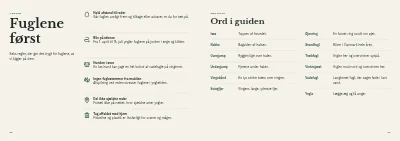 Side 92–93 af Fugleguide for naturcenter – 96 sider