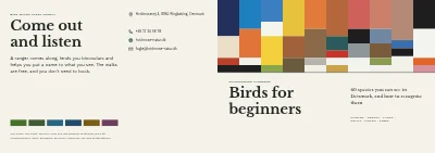 Cover of Bird guide for a nature centre – 96 pages