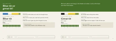 Pages 18–19 of Bird guide for a nature centre – 96 pages