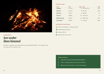 Side 36–37 af Vandreguide til nationalpark – 48 sider