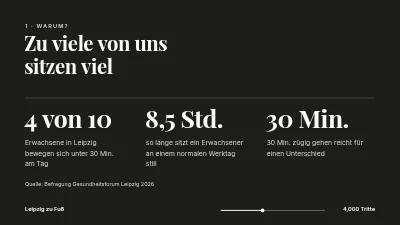 Seite 3 von Gesundheitskampagne — mehr zu Fuß gehen