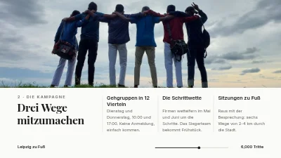 Seite 4 von Gesundheitskampagne — mehr zu Fuß gehen