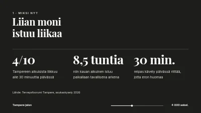 Sivu 3 – Terveyskampanja — kävele enemmän