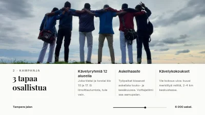 Sivu 4 – Terveyskampanja — kävele enemmän