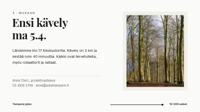 Sivu 6 – Terveyskampanja — kävele enemmän