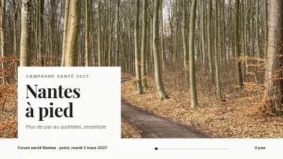 Page 1 de Campagne santé — marchez plus
