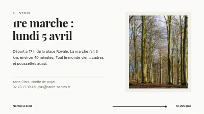 Page 6 de Campagne santé — marchez plus