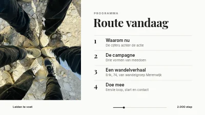 Pagina 2 van Gezondheidscampagne — wandel meer