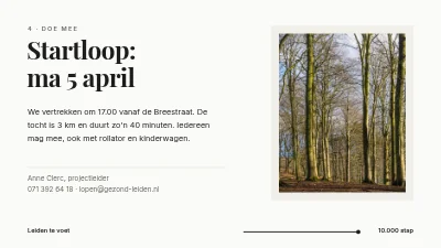 Pagina 6 van Gezondheidscampagne — wandel meer