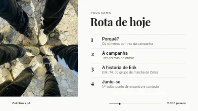 Página 2 de Campanha de saúde — caminhe mais