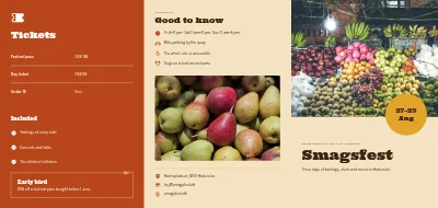 Food festival programme