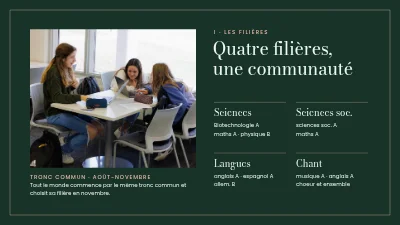 Page 3 de Filières d'études — soirée d'information pour les lycéens