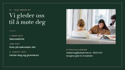 Side 5 av Studieprogrammer — informasjonskveld for videregående