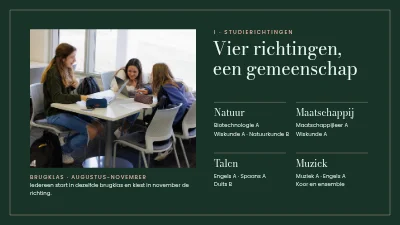 Pagina 3 van Studieprogramma's — informatieavond voor bovenbouwleerlingen