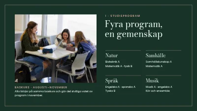 Sida 3 av Studieprogram — informationskväll för gymnasiet