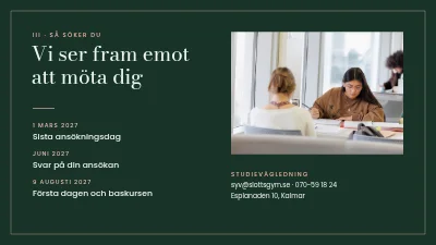 Sida 5 av Studieprogram — informationskväll för gymnasiet