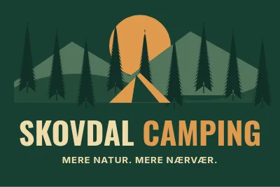 SKOVDAL CAMPING — campingskilt