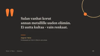 Sivu 4 – Korukokoelma — jälleenmyyjäesitys