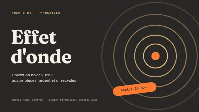 Collection de bijoux — présentation pour revendeurs