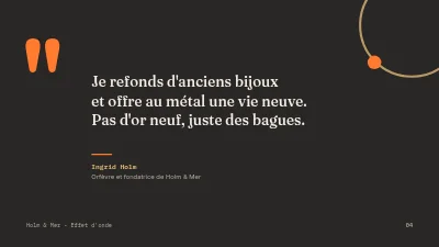 Page 4 de Collection de bijoux — présentation pour revendeurs