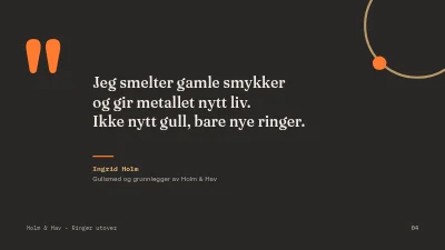 Side 4 av Smykkekolleksjon — presentasjon for forhandlere