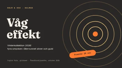 Smyckeskollektion — presentation för återförsäljare