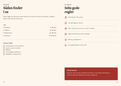 Side 14–15 af Brochure for bondegårdsferie – 16 sider