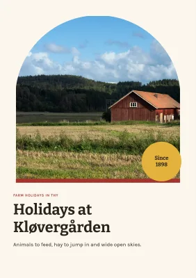 Brochure for farm holidays – 16 pages
