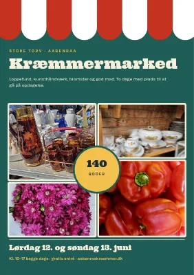 Kræmmermarked på Store Torv i Aabenraa