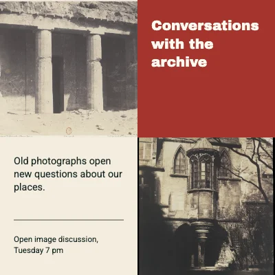 Conversations with the archive · Image manifesto