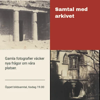 Samtal med arkivet · Bildmanifest