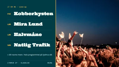 Side 3 af Musikfestival — programpræsentation