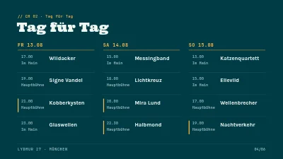 Seite 4 von Musikfestival — Programmstart