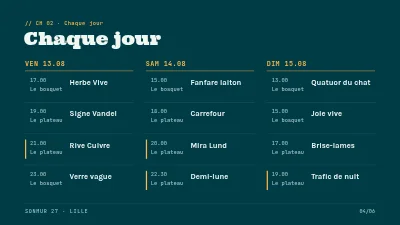 Page 4 de Festival de musique — lancement du programme