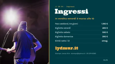 Pagina 6 di Festival musicale — lancio del programma