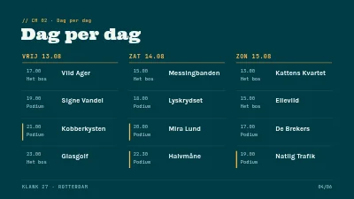 Pagina 4 van Muziekfestival — lancering van het programma