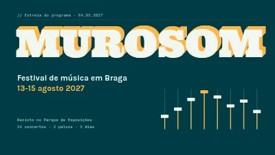 Festival de música — lançamento do programa