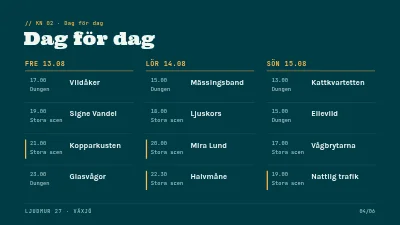 Sida 4 av Musikfestival — programsläpp