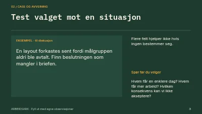 Side 3 av En tydeligere kreativ brief