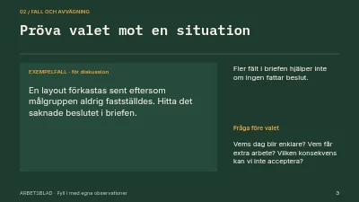 Sida 3 av En tydligare kreativ brief