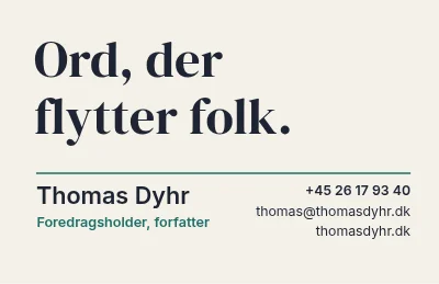 Ord, der flytter