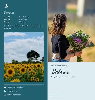 Florist: bouquets and subscriptions