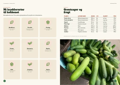 Side 32–33 af Sæsonkatalog for havecenter – 96 sider