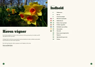 Side 2–3 af Sæsonkatalog for havecenter – 96 sider