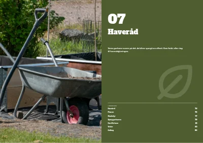 Side 72–73 af Sæsonkatalog for havecenter – 96 sider
